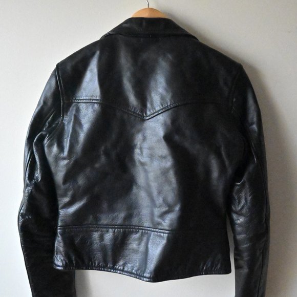 [SOLD] Straight to Hell Defector Women's Leather Moto Jacket M - Picture 5 of 9